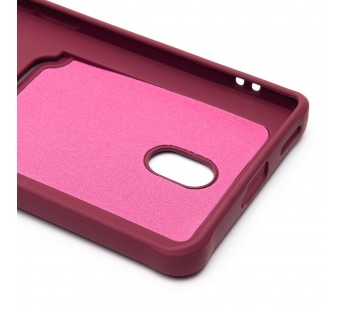 Чехол-накладка - SC304 с картхолдером для "Honor X9c" (bordo) (239127)#2085641