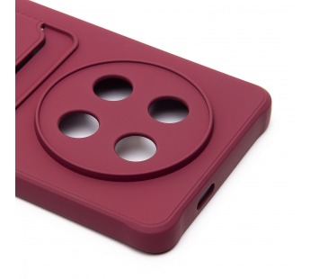 Чехол-накладка - SC304 с картхолдером для "Honor X9c" (bordo) (239127)#2085642