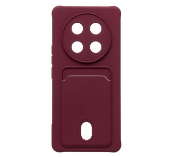 Чехол-накладка - SC304 с картхолдером для "Honor X9c" (bordo) (239127)#2083151