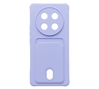 Чехол-накладка - SC304 с картхолдером для "Honor X9c" (light violet) (239128)#2083150