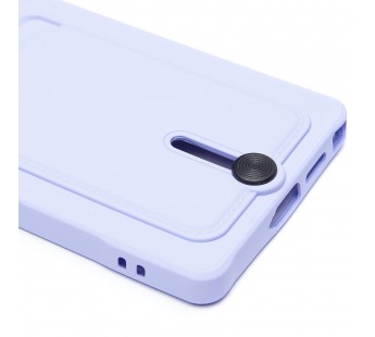 Чехол-накладка - SC304 с картхолдером для "Samsung Galaxy S25 Ultra" (light violet) (239046)#2098833