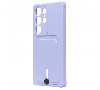 Чехол-накладка - SC304 с картхолдером для "Samsung Galaxy S25 Ultra" (light violet) (239046)#2083142