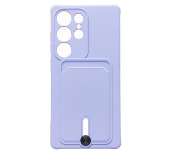 Чехол-накладка - SC304 с картхолдером для "Samsung Galaxy S25 Ultra" (light violet) (239046)#2083149