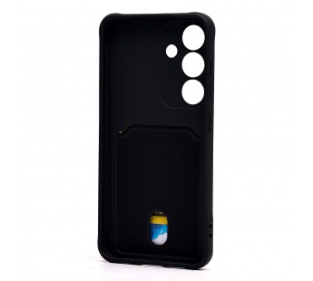 Чехол-накладка - SC304 с картхолдером для "Samsung Galaxy S25" (black) (239002)#2083152