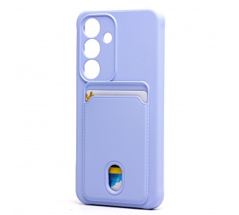 Чехол-накладка - SC304 с картхолдером для "Samsung Galaxy S25" (light violet) (239004)#2083159