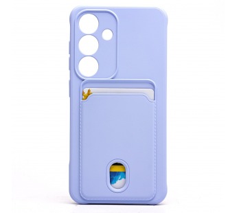 Чехол-накладка - SC304 с картхолдером для "Samsung Galaxy S25" (light violet) (239004)#2083160