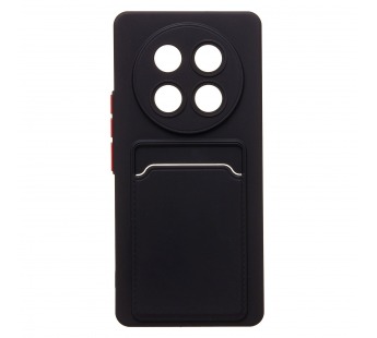 Чехол-накладка - SC337 с картхолдером для "Honor X9c" (black) (239129)#2083185