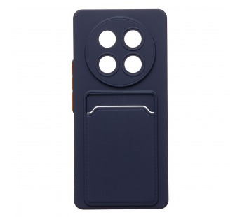 Чехол-накладка - SC337 с картхолдером для "Honor X9c" (dark blue) (239130)#2083184