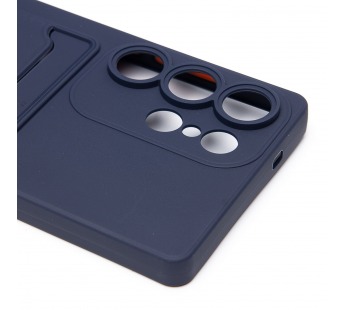 Чехол-накладка - SC337 с картхолдером для "Samsung Galaxy S25 Ultra" (dark blue) (239048)#2098848