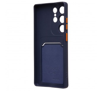 Чехол-накладка - SC337 с картхолдером для "Samsung Galaxy S25 Ultra" (dark blue) (239048)#2083177