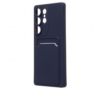 Чехол-накладка - SC337 с картхолдером для "Samsung Galaxy S25 Ultra" (dark blue) (239048)#2083178