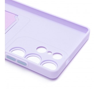 Чехол-накладка - SC337 с картхолдером для "Samsung Galaxy S25 Ultra" (light violet) (239049)#2098850