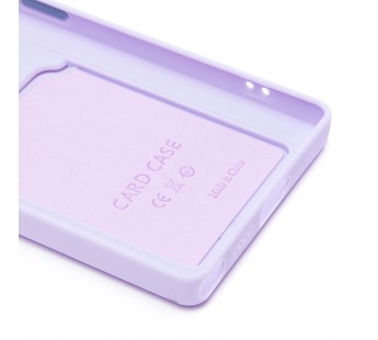 Чехол-накладка - SC337 с картхолдером для "Samsung Galaxy S25 Ultra" (light violet) (239049)#2083672