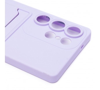 Чехол-накладка - SC337 с картхолдером для "Samsung Galaxy S25 Ultra" (light violet) (239049)#2083673