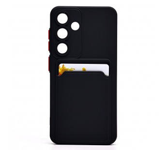 Чехол-накладка - SC337 с картхолдером для "Samsung Galaxy S25" (black) (239005)#2083176