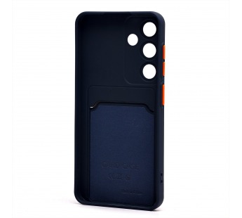 Чехол-накладка - SC337 с картхолдером для "Samsung Galaxy S25" (dark blue) (239006)#2083171