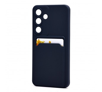 Чехол-накладка - SC337 с картхолдером для "Samsung Galaxy S25" (dark blue) (239006)#2083172