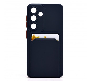 Чехол-накладка - SC337 с картхолдером для "Samsung Galaxy S25" (dark blue) (239006)#2083173