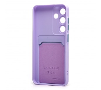 Чехол-накладка - SC337 с картхолдером для "Samsung Galaxy S25" (light violet) (239007)#2083168