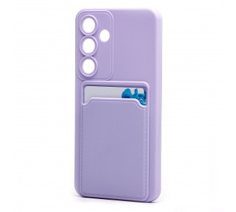 Чехол-накладка - SC337 с картхолдером для "Samsung Galaxy S25" (light violet) (239007)#2083169