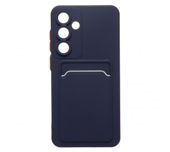 Чехол-накладка - SC337 с картхолдером для "Samsung Galaxy S25+" (dark blue) (239027)#2082734
