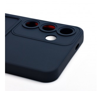 Чехол-накладка - SC337 с картхолдером для "Samsung Galaxy S25+" (dark blue) (239027)#2098859