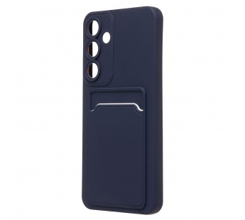 Чехол-накладка - SC337 с картхолдером для "Samsung Galaxy S25+" (dark blue) (239027)#2083201