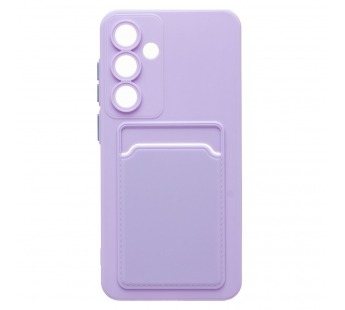 Чехол-накладка - SC337 с картхолдером для "Samsung Galaxy S25+" (light violet) (239028)#2082736