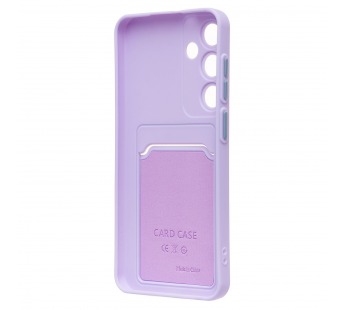 Чехол-накладка - SC337 с картхолдером для "Samsung Galaxy S25+" (light violet) (239028)#2083196