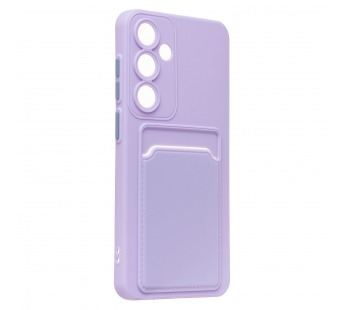 Чехол-накладка - SC337 с картхолдером для "Samsung Galaxy S25+" (light violet) (239028)#2083197