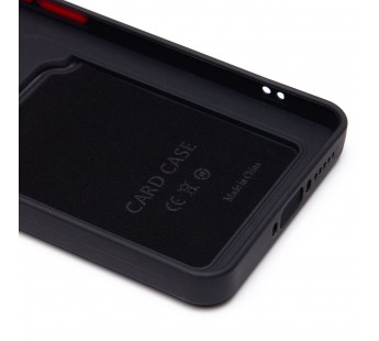 Чехол-накладка - SC337 с картхолдером для "Xiaomi Poco X7 Pro" (black) (239087)#2083668