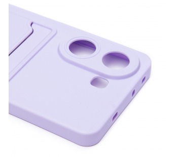 Чехол-накладка - SC337 с картхолдером для "Xiaomi Poco X7 Pro" (light violet) (239089)#2083663