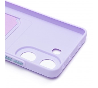 Чехол-накладка - SC337 с картхолдером для "Xiaomi Poco X7 Pro" (light violet) (239089)#2083664