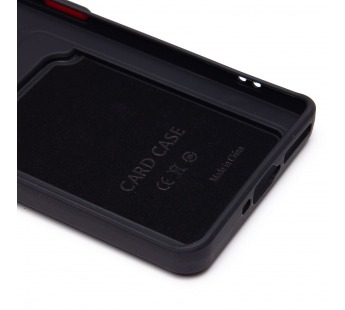 Чехол-накладка - SC337 с картхолдером для "Xiaomi Poco X7" (black) (239068)#2083659
