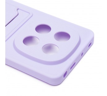 Чехол-накладка - SC337 с картхолдером для "Xiaomi Poco X7" (light violet) (239070)#2083654