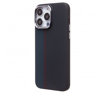 Чехол-накладка Luxo Creative PC для "Apple iPhone 15 Pro Max" (120) (тех.уп.) (black/blue) (239609)#2085665