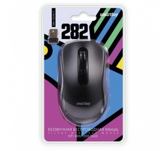 Мышь беспроводная Smartbuy 282AG черная (SBM-282AG-K)#2082519
