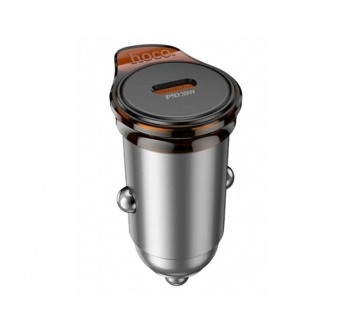 Адаптер автомобильный HOCO NZ16 30Вт, PD (серый)#2097363