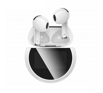 Беспроводные Bluetooth-наушники Borofone TWS BW87 с экраном (white) (239517)#2097472