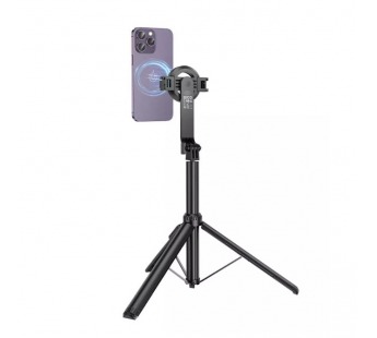 Трипод-монопод Hoco K25 Sherkhan magnetic (black) (239524)#2082893