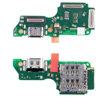 Шлейф для OPPO Reno 12 F 4G (CPH2687) плата системный разъем/разъем SIM/микрофон#2089368