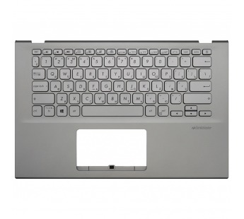 Топ-панель Asus VivoBook 14 F412UA серебро с подсветкой#2083430