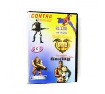 Картридж Sega   5 in 1, SK-5010 (contra the corps, double dragon, spider man, eswat, boxing.)#2083469