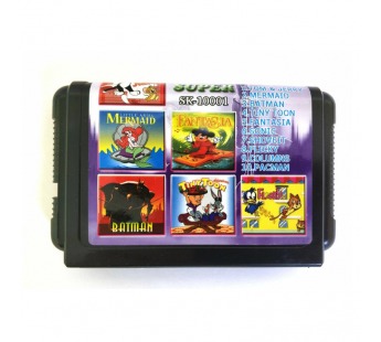 Картридж Sega  10 in 1, SK-10001 (Tom & Jerry, Sonic the Hedgehog, Fantasia и др.)#2083467