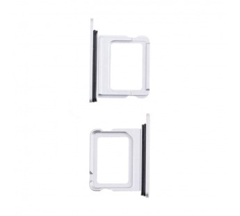 Держатель SIM для iPhone 16 Pro/16 Pro Max (1 Sim) (A3293/A3296) Белый#2088822