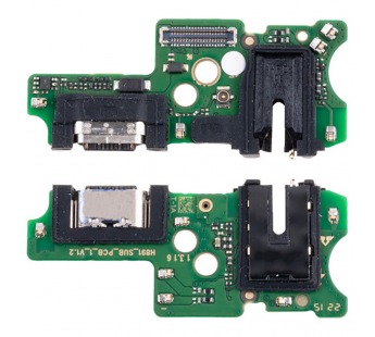 Шлейф для Infinix Note 12 Pro (X676B) плата на системный разъем/разъем гарнитуры/микрофон - Премиум#2089366