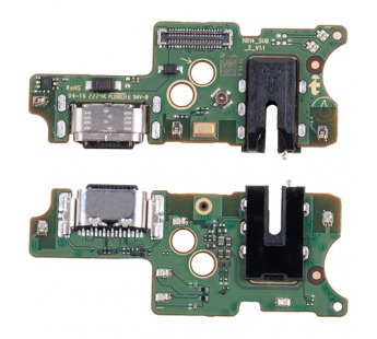 Шлейф для Infinix Note 12 2023 (X676C) плата на системный разъем/разъем гарнитуры/микрофон - Премиум#2089365