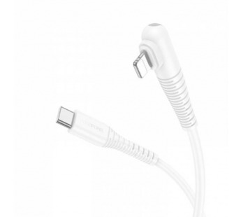 Кабель Lightning - Type-C BOROFONE BX105 (27W/1m/Г-образный) белый#2102445