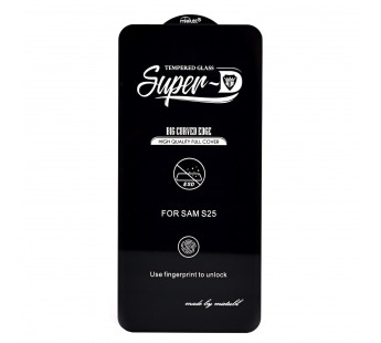 Защитное стекло Full Screen Brera 2,5D для "Samsung Galaxy S25" (black) (239020)#2088679