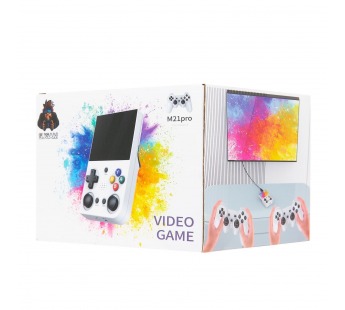 Игровая консоль - M21 2в1 (3.5 inches+TV)  + 2 геймпада (26 эмуляторов, 64 гб) (white) (237385)#2088850